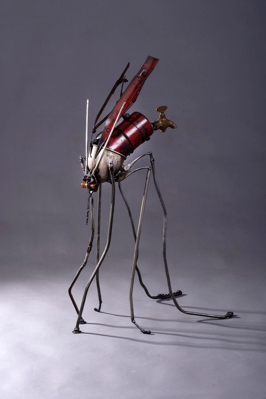 "Red Mosquito" Sculpture