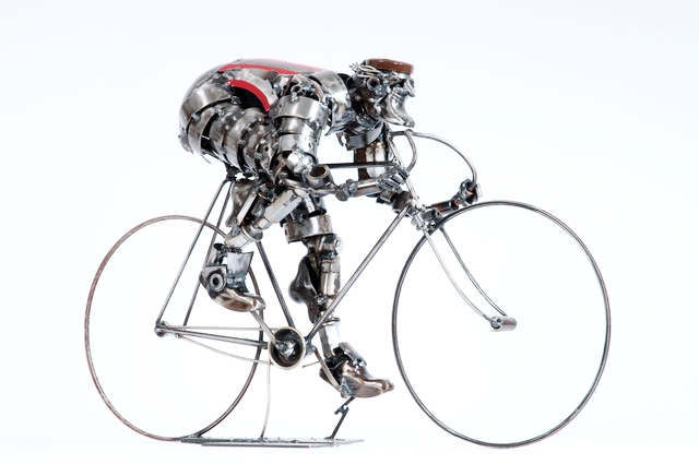 Vintage Racing Cyclist