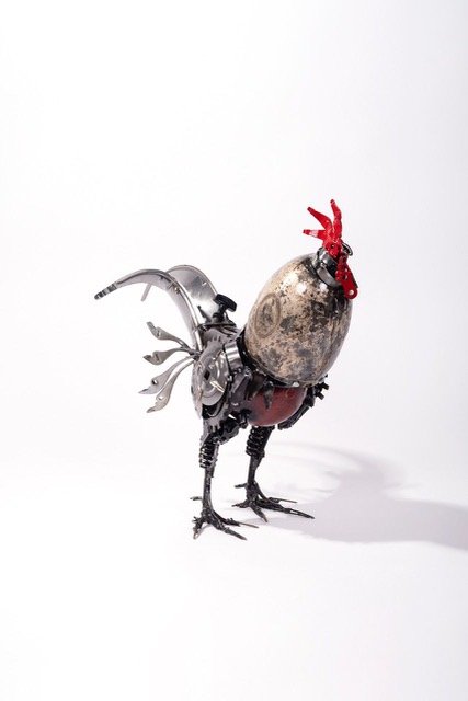Globe Cup Rooster 55 x 68 x 26 cm