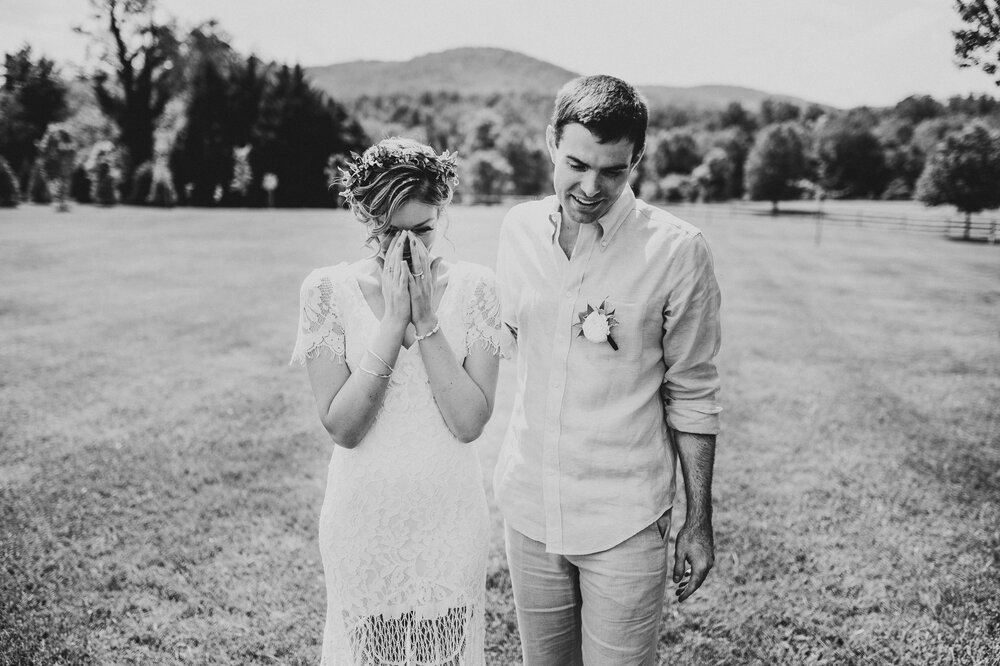 The-Inn-at-Little-Washington-luxury-elopement-bride-crying-by-Gabriele-Stonyte-Photography