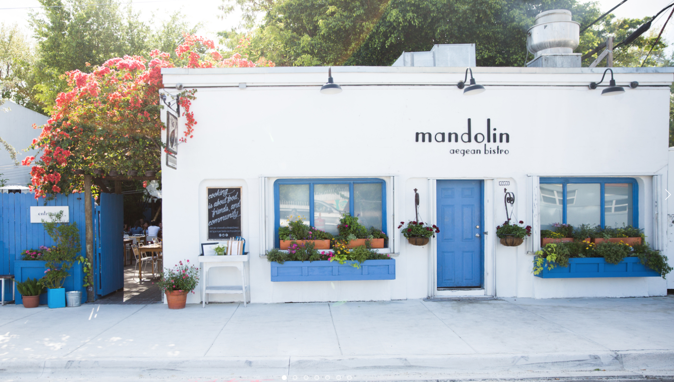 Mandolin Aegean Bistro and Mrs. Mandolin, Miami — Urban Loft Window