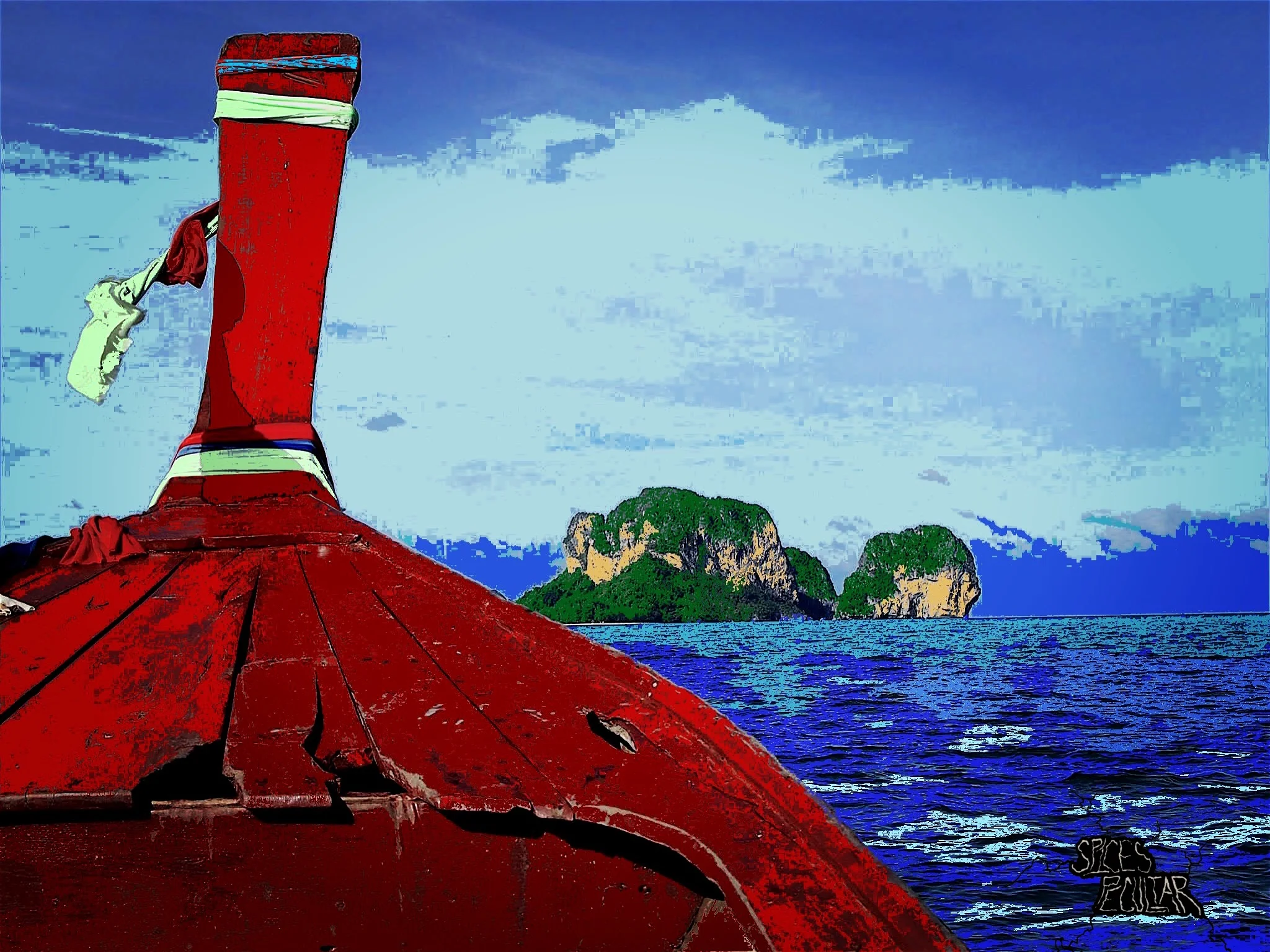 Quest to the Ocean Floor Album Cover: Digitally Edited Photograph