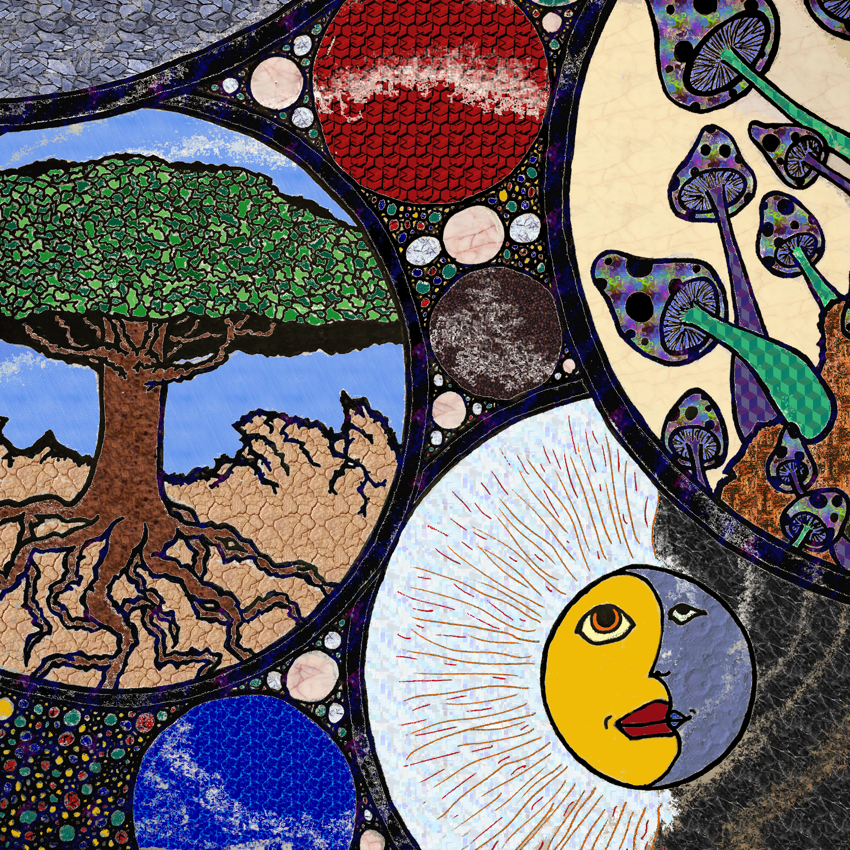The Clock Reads, Dahntahn's Picks Volume 3 Artwork: Ink Drawing
