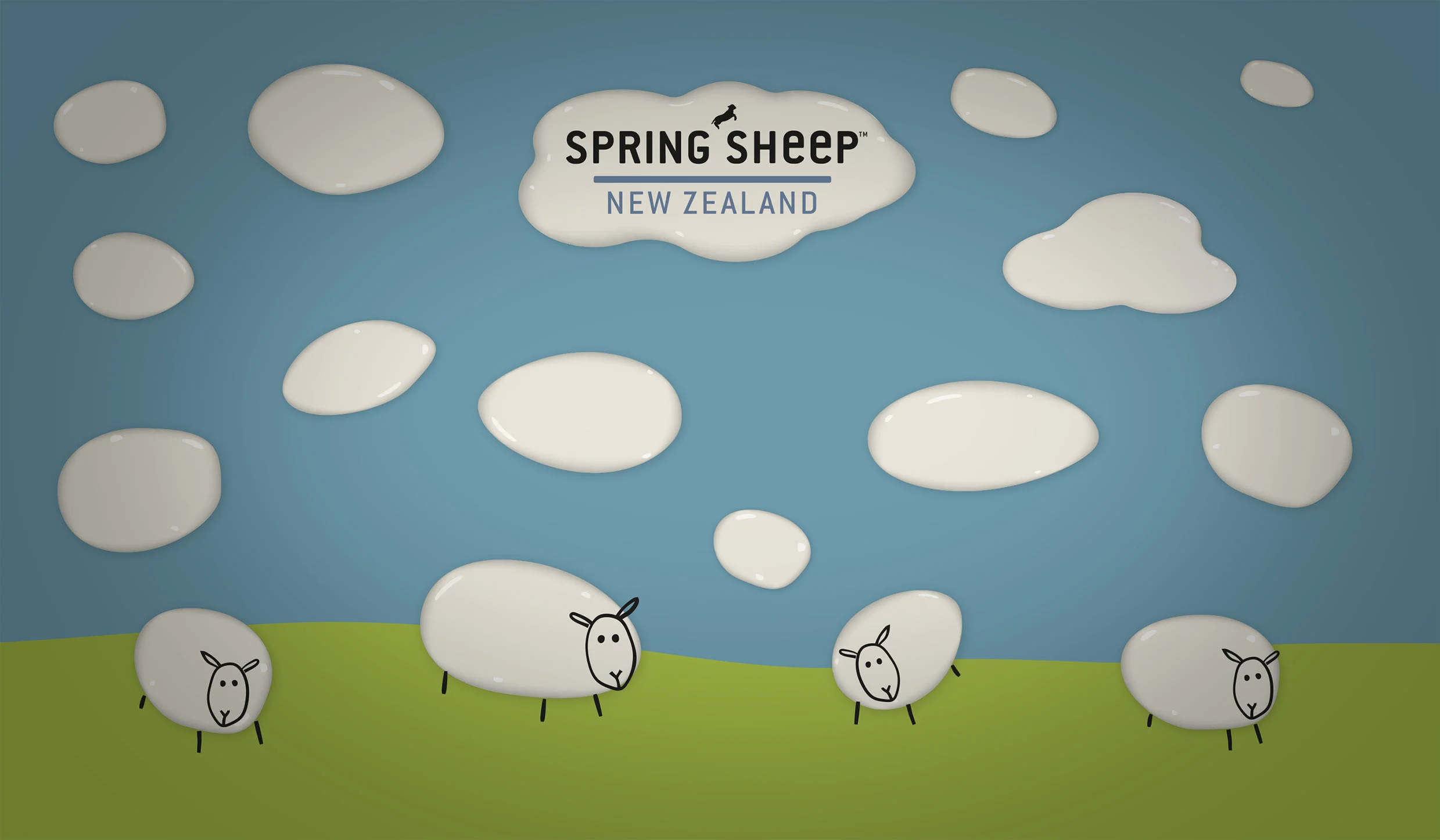  Spring Sheep needed a stand out brand and packaging to take New Zealand sheep milk products to numerous territories in the highly competitive asian market.&nbsp;&nbsp; 