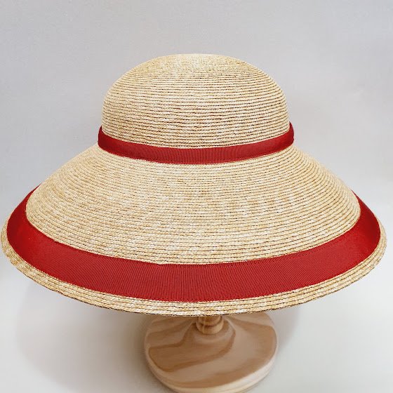 retro style sun hat — Julie Fleming Milliner display picture 3