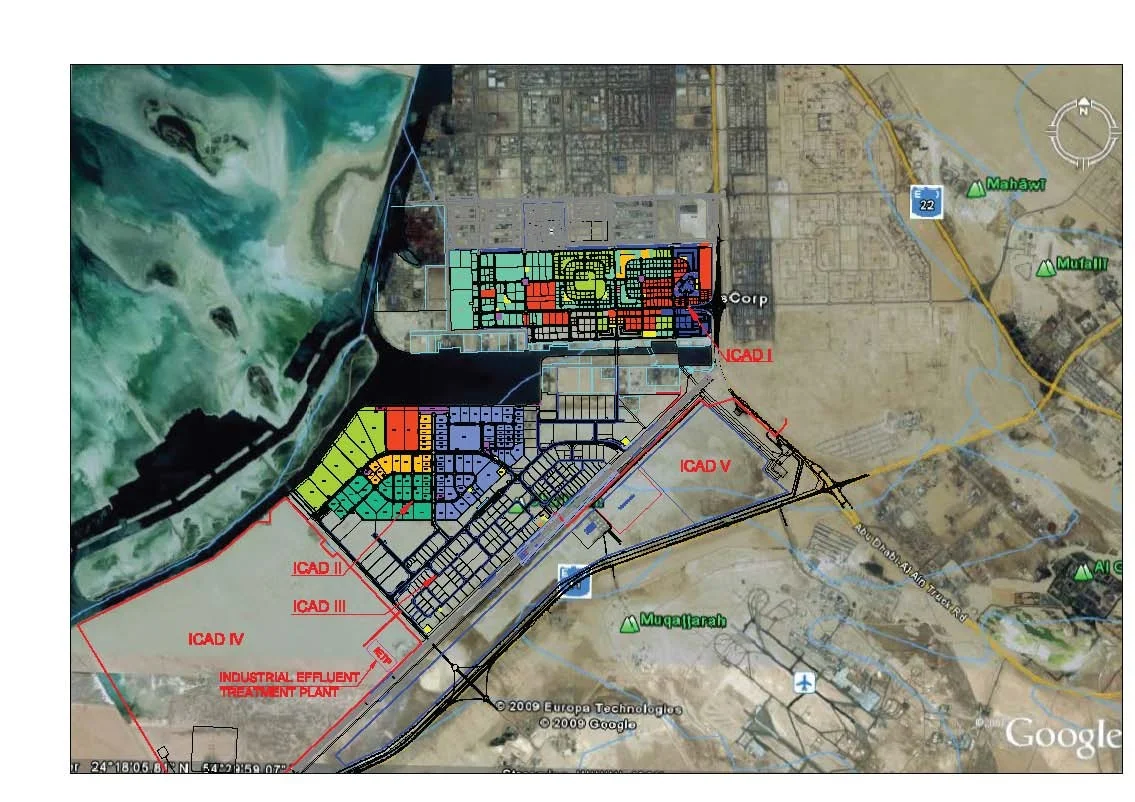 Icad 3 Mussafah Location Map Hydro Tech Environmental — Feasibility Study Of Industrial Effluent  Treatment Plant In Abu Dhabi