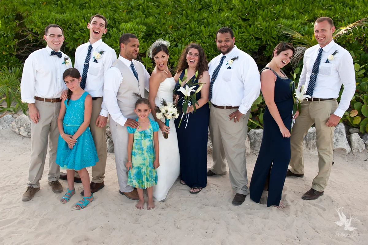 the wedding party