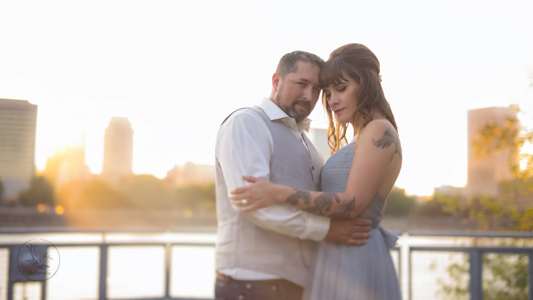 Justin and Colleen in the evening light
