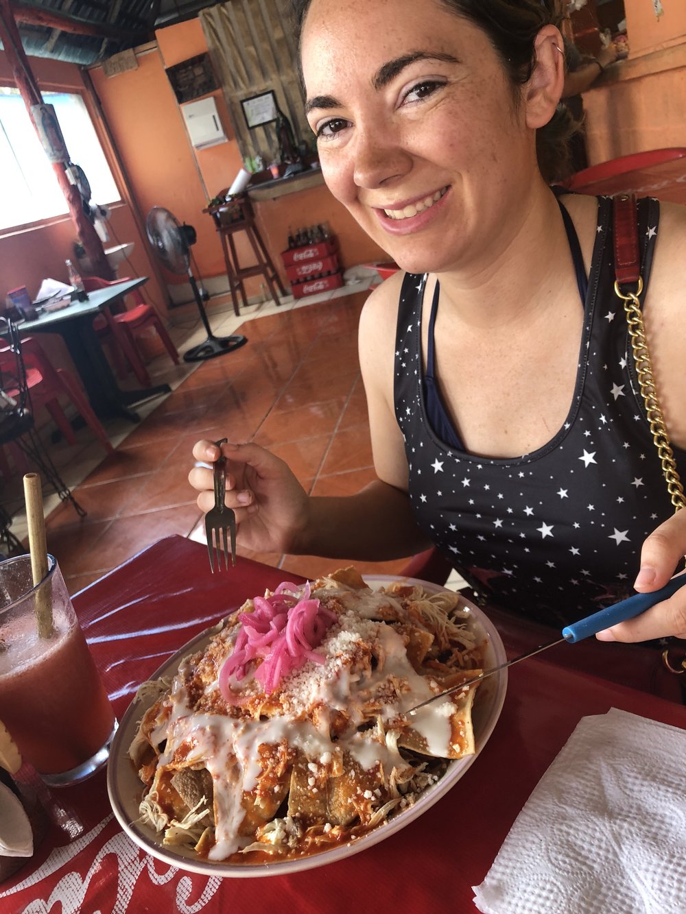 Paige and her chilaquiles