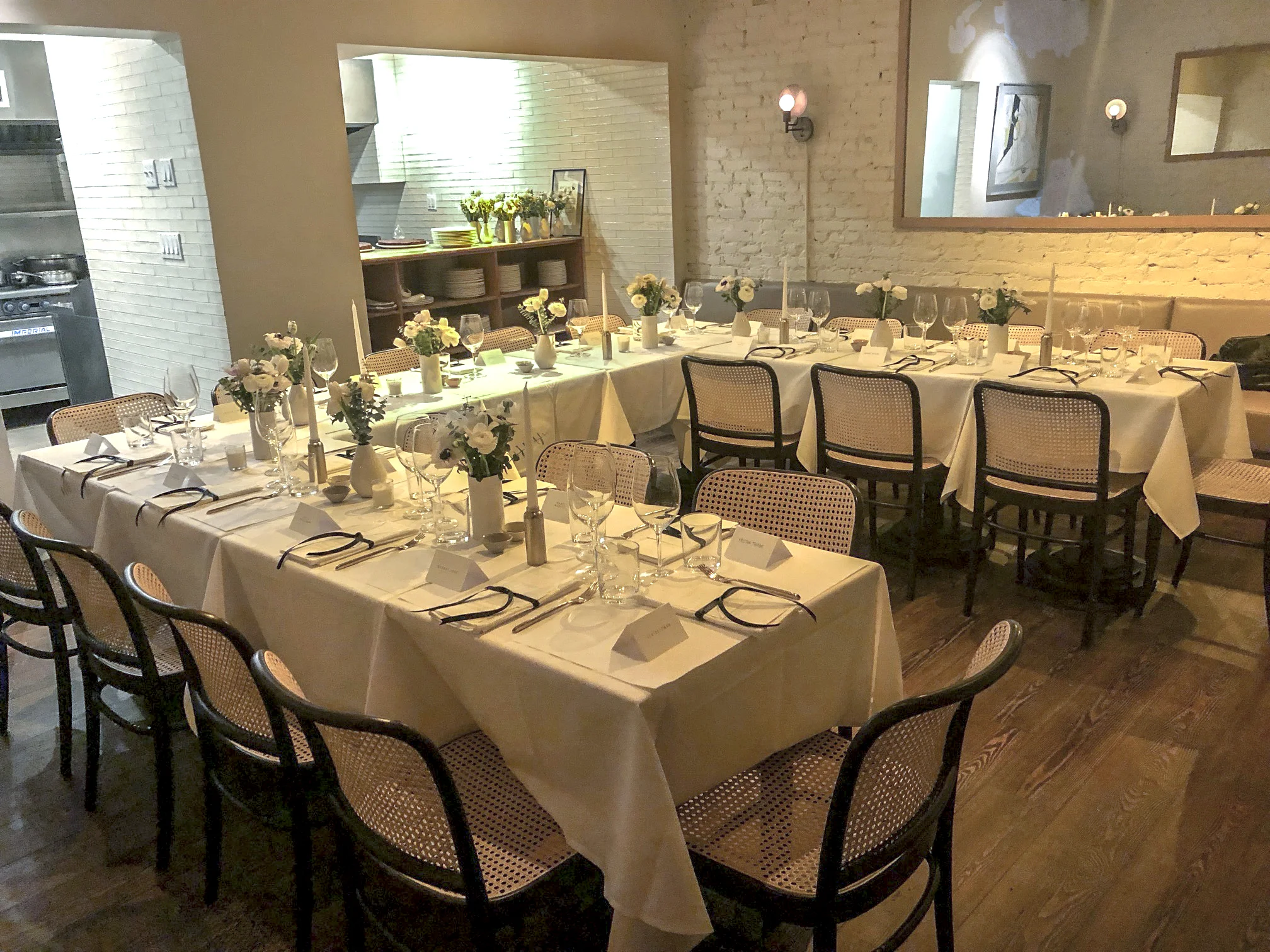 Lifetime Network Brand Dinner at King's Restaurant in New York.