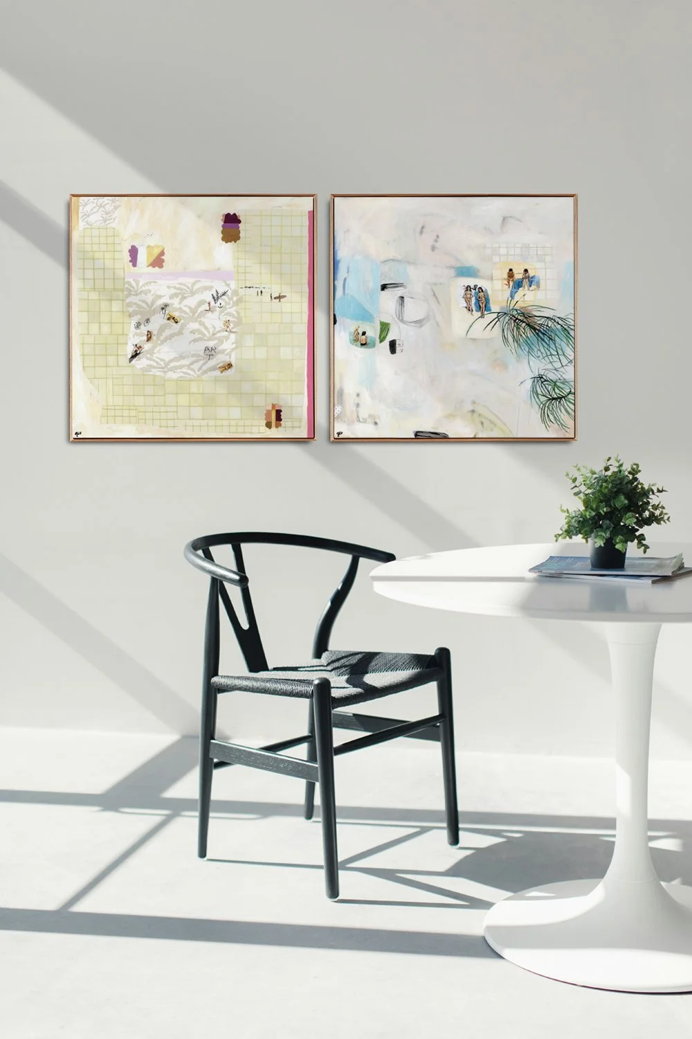 AboveAverageMomentsFeelFine & I'dRatherBeLuckyThanSmart tulip table.jpg