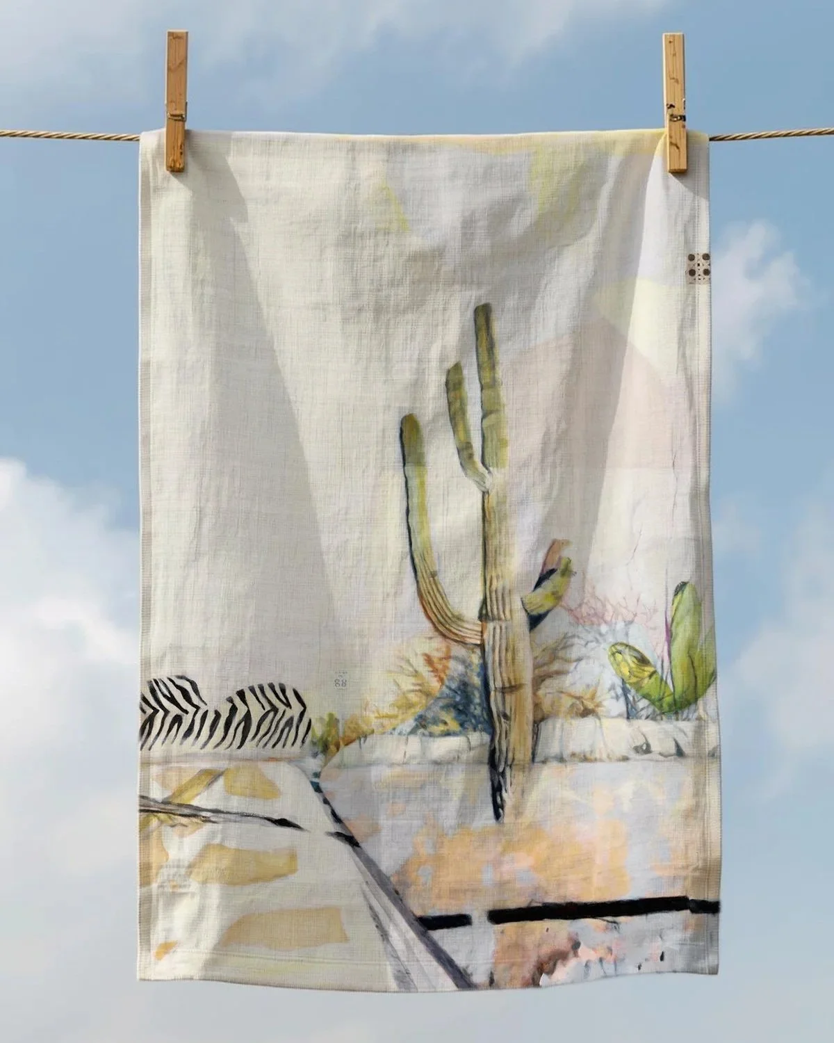 A Pair of Very Useful Arty Tea Towels!