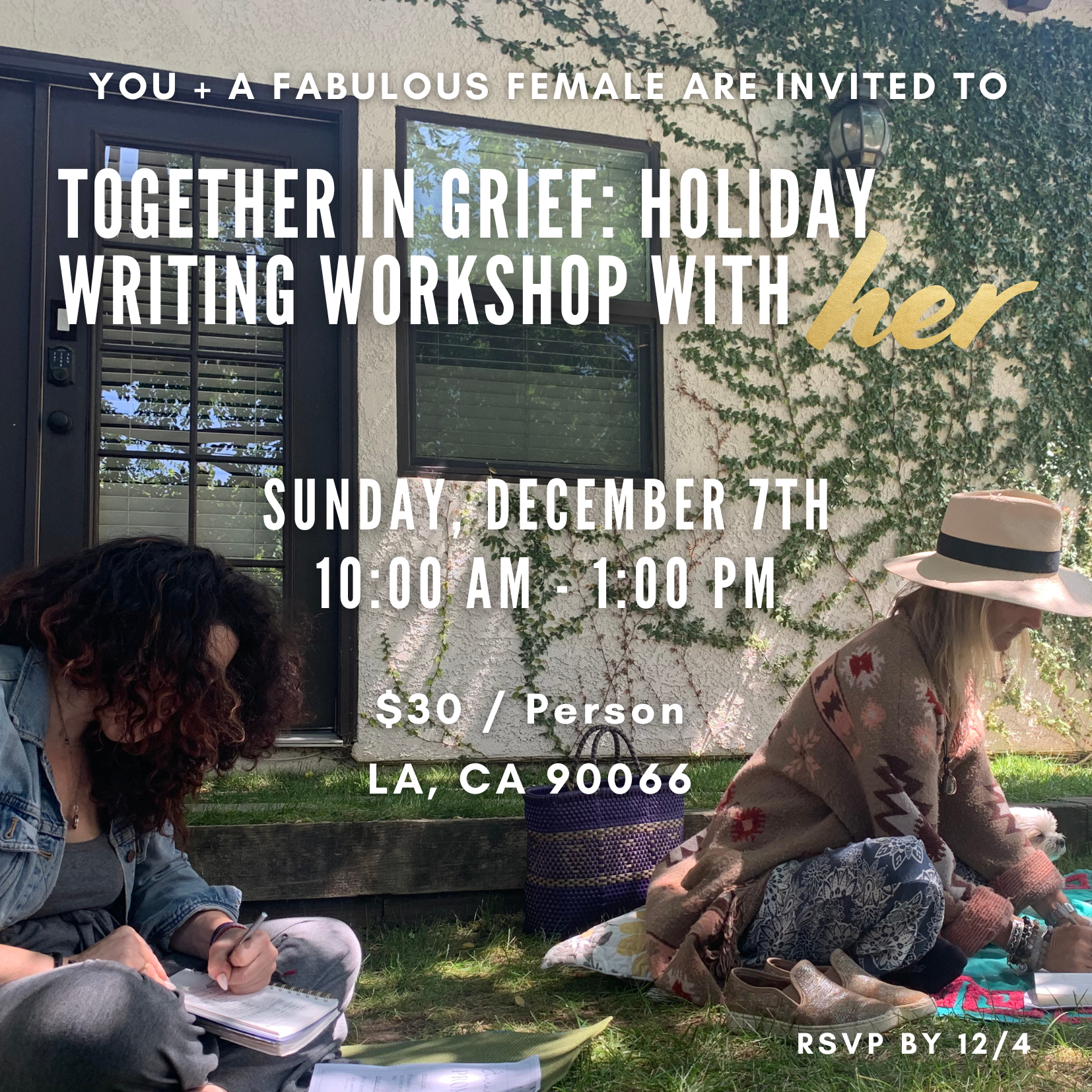 Together in Grief: Holiday Writing Workshop