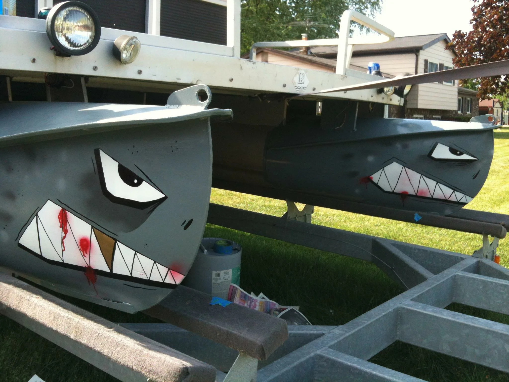 "SharkTooner" Pontoon Boat. 2012