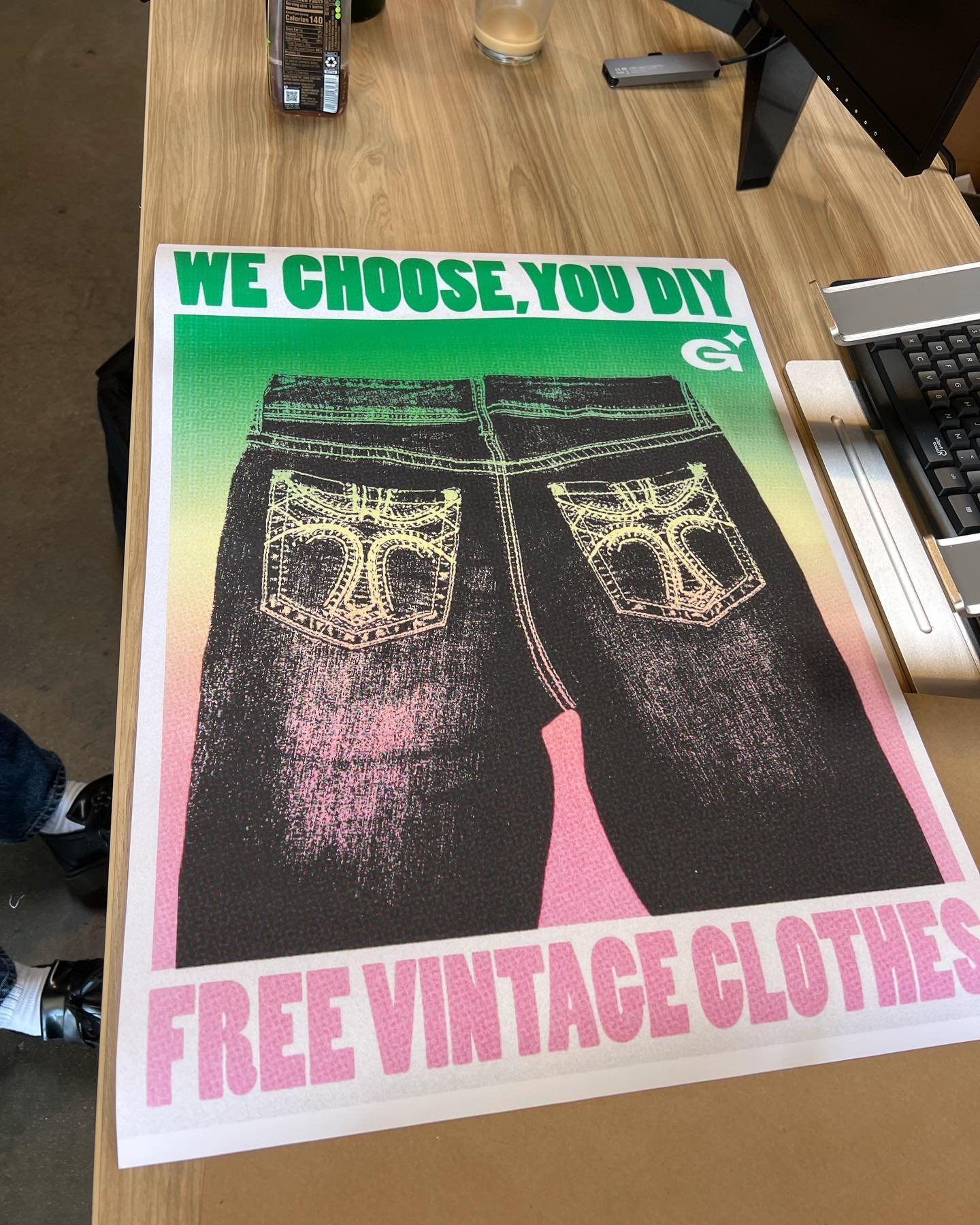 Digital flyer for @genies pop up event👖🍡