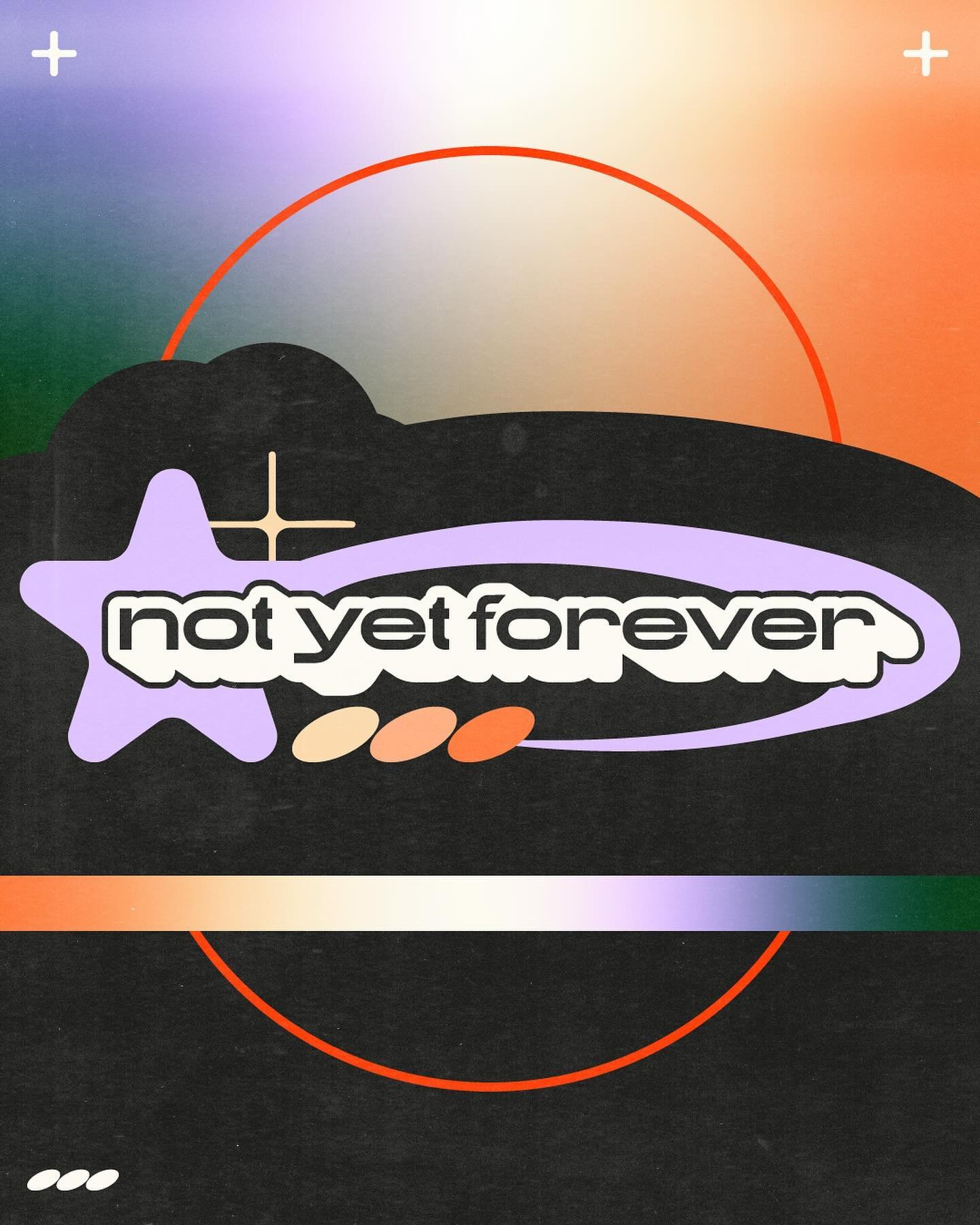 logo &amp; identity work for @notyetforeverstudios