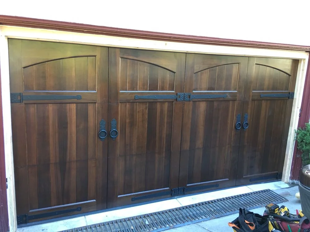Stain Grade Carriage House - Clear Red Western Cedar (after professional staining) 