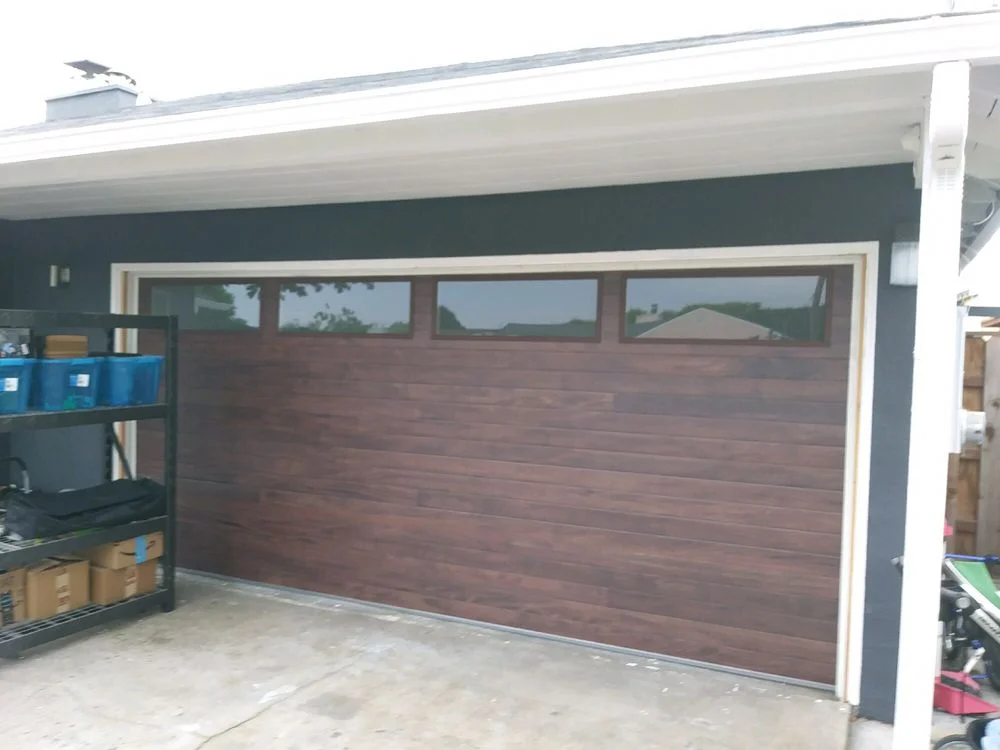 Mahogany Plank Woodtones with Clear Glass
