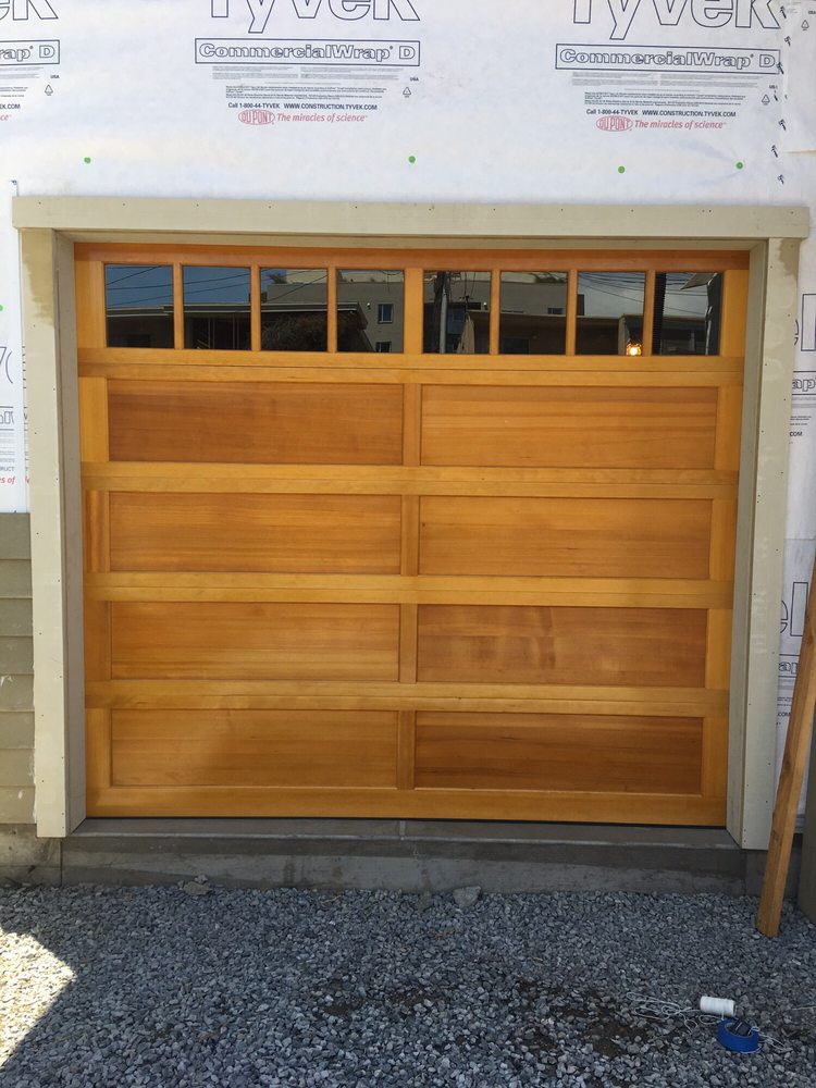 Solid Wood Doors All Bay Garage, Solid Wood Garage Doors