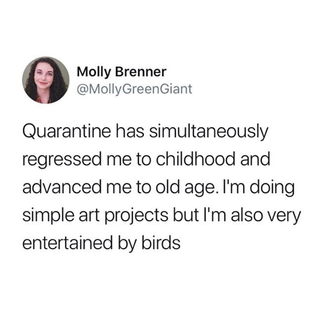 The one age I am not...is my current age
.
.
.
.
.
.
.
#coronatweets #tweetsfromtwitter #tweets #tweetgram #moodtweets #relatabletweets #quarantinetweets #quarantinelife #iveaged #twitterjokes #funnytweets