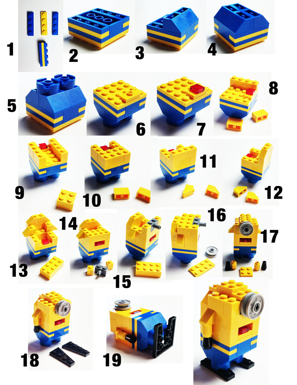 LEGO MINION — Chalkguy LEGO Project