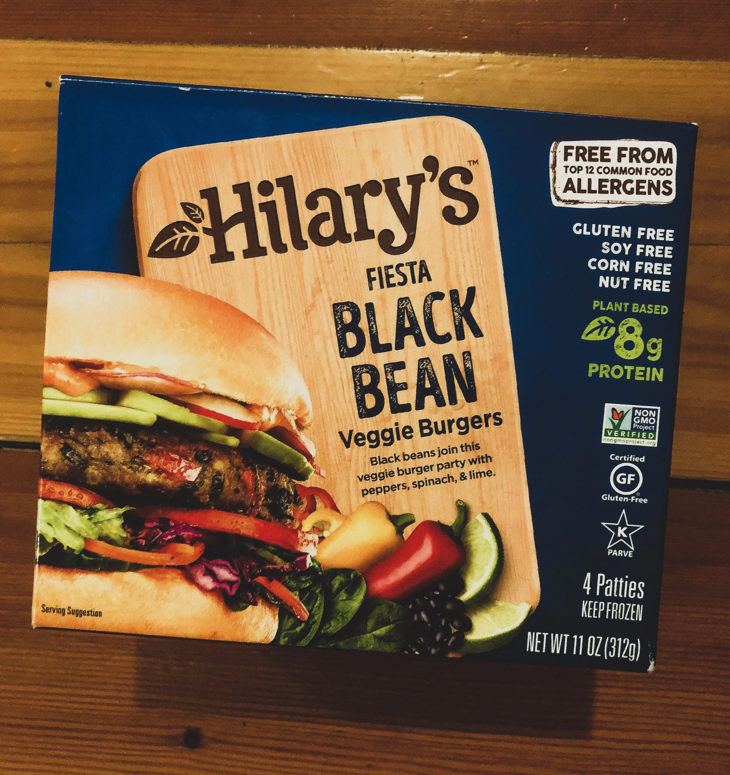 Whats in a Meal - Hilary's Veggie Burgers