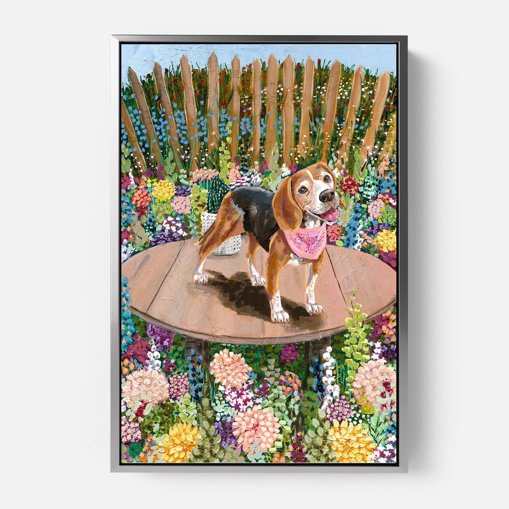 beagle-on-a-table-in-a-garden.jpg