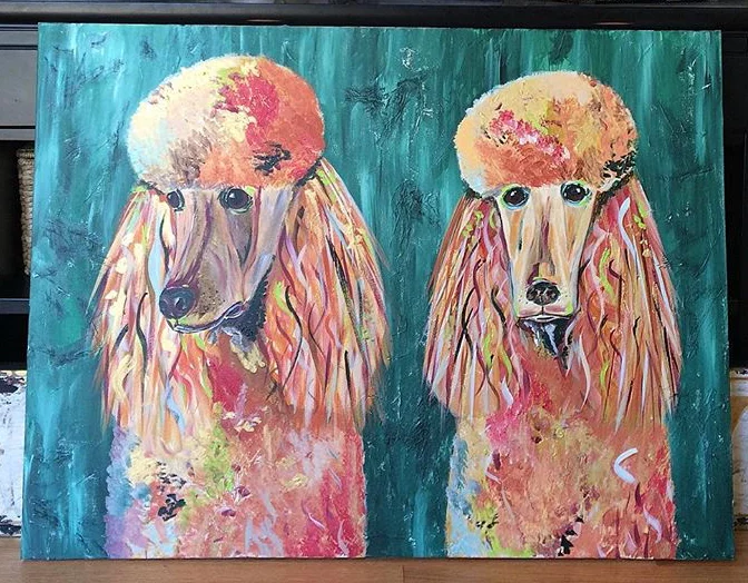 poodle painting