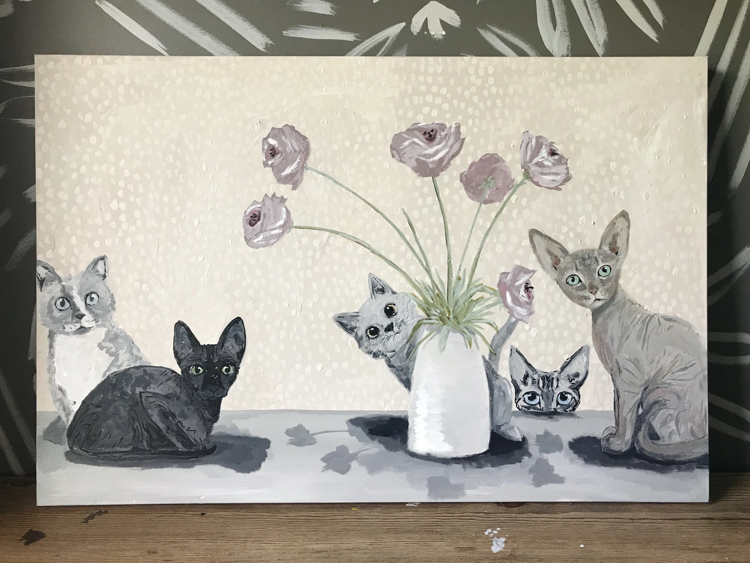 cat painting artwork (Copy)