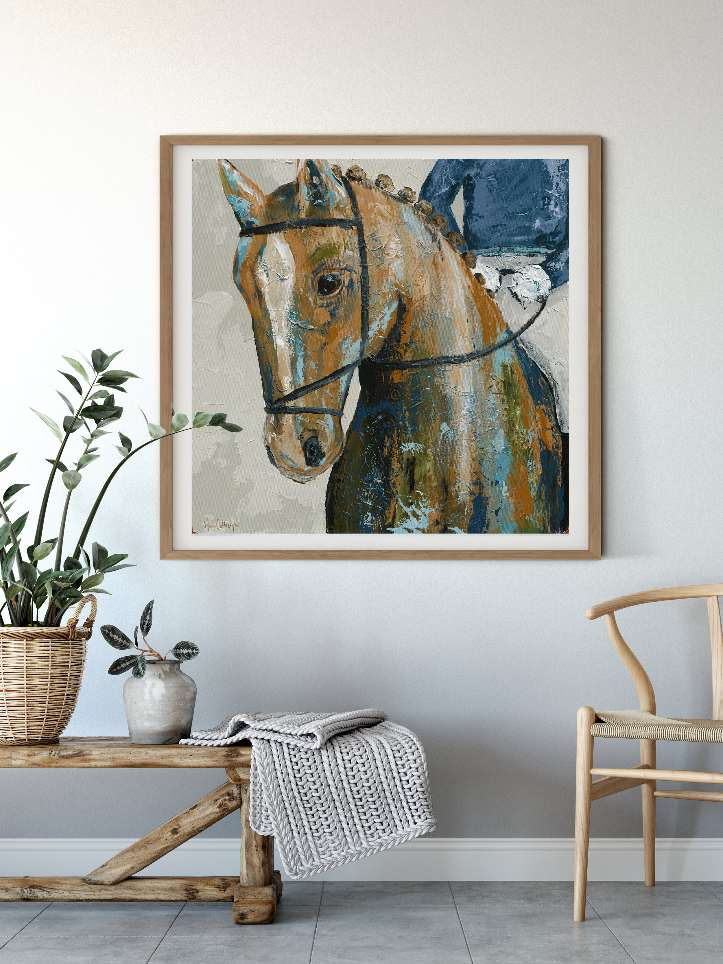 Exacta - Equestrian Abstract Art — COPPER CORNERS