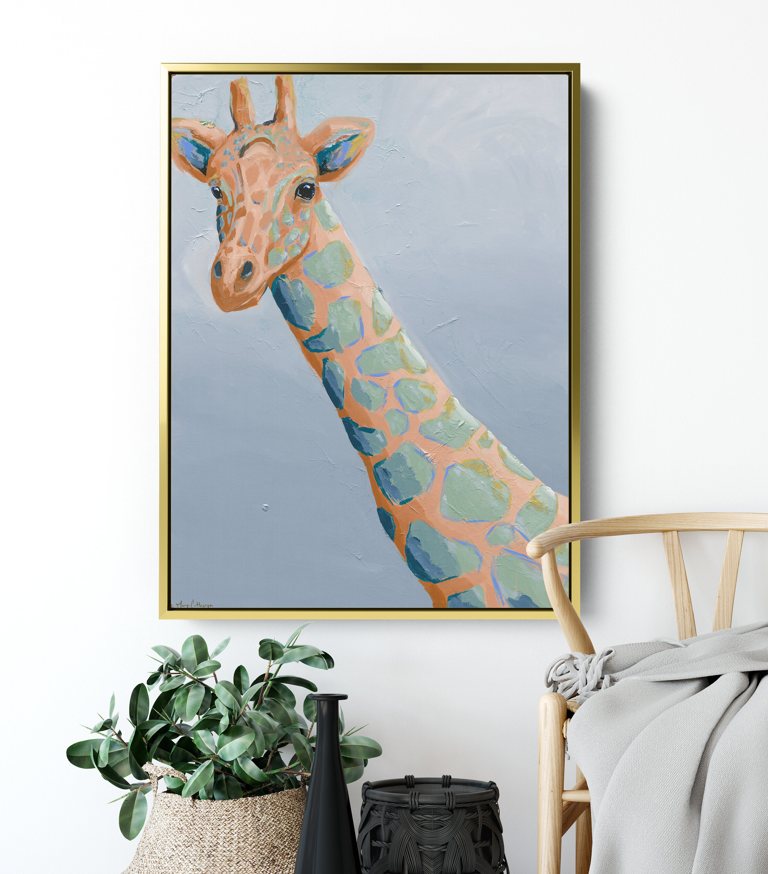 great expectations- safari giraffe art — COPPER CORNERS