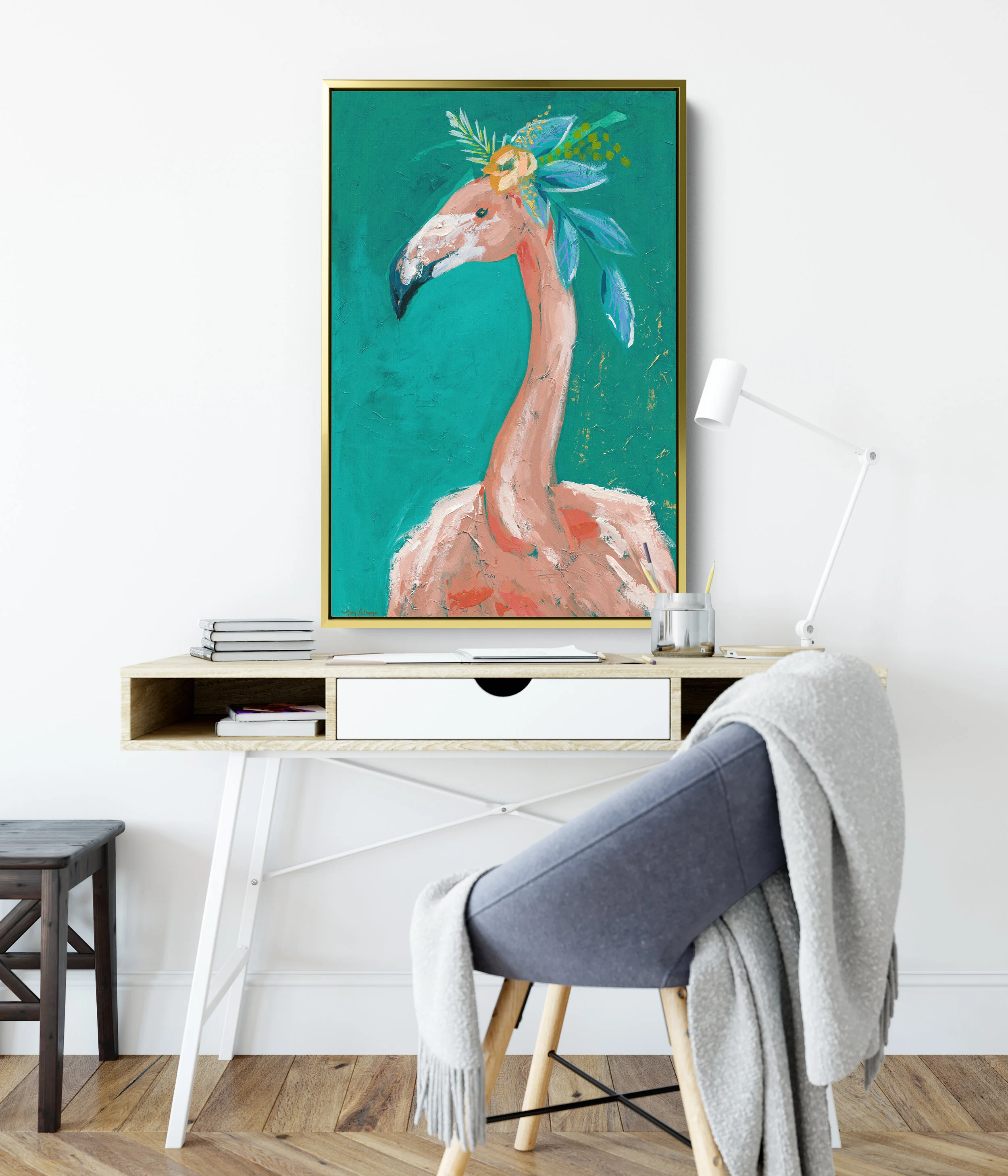 flamingo art