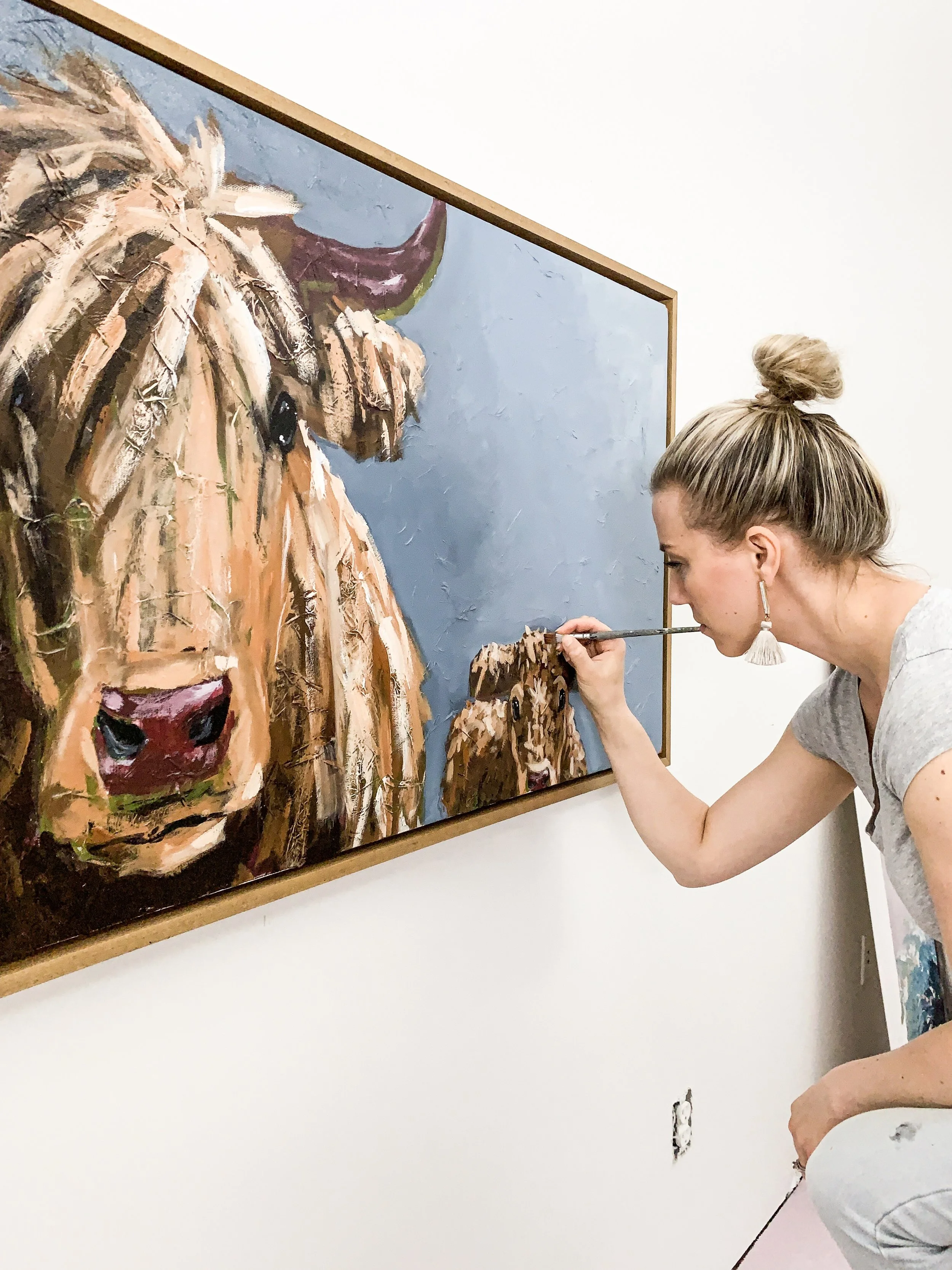 mother baby art
