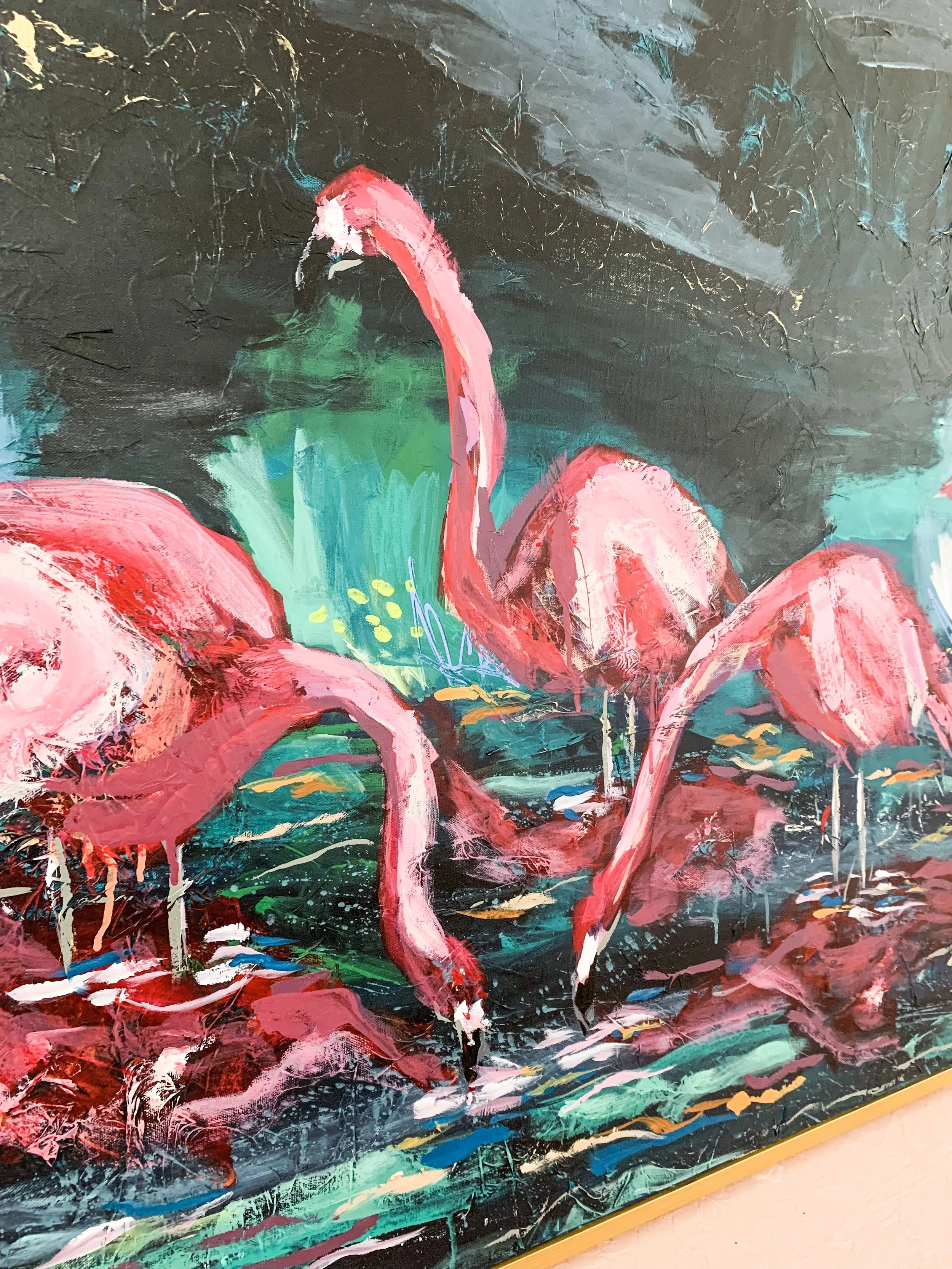 Stunning Flamingo Entry Art (Copy)