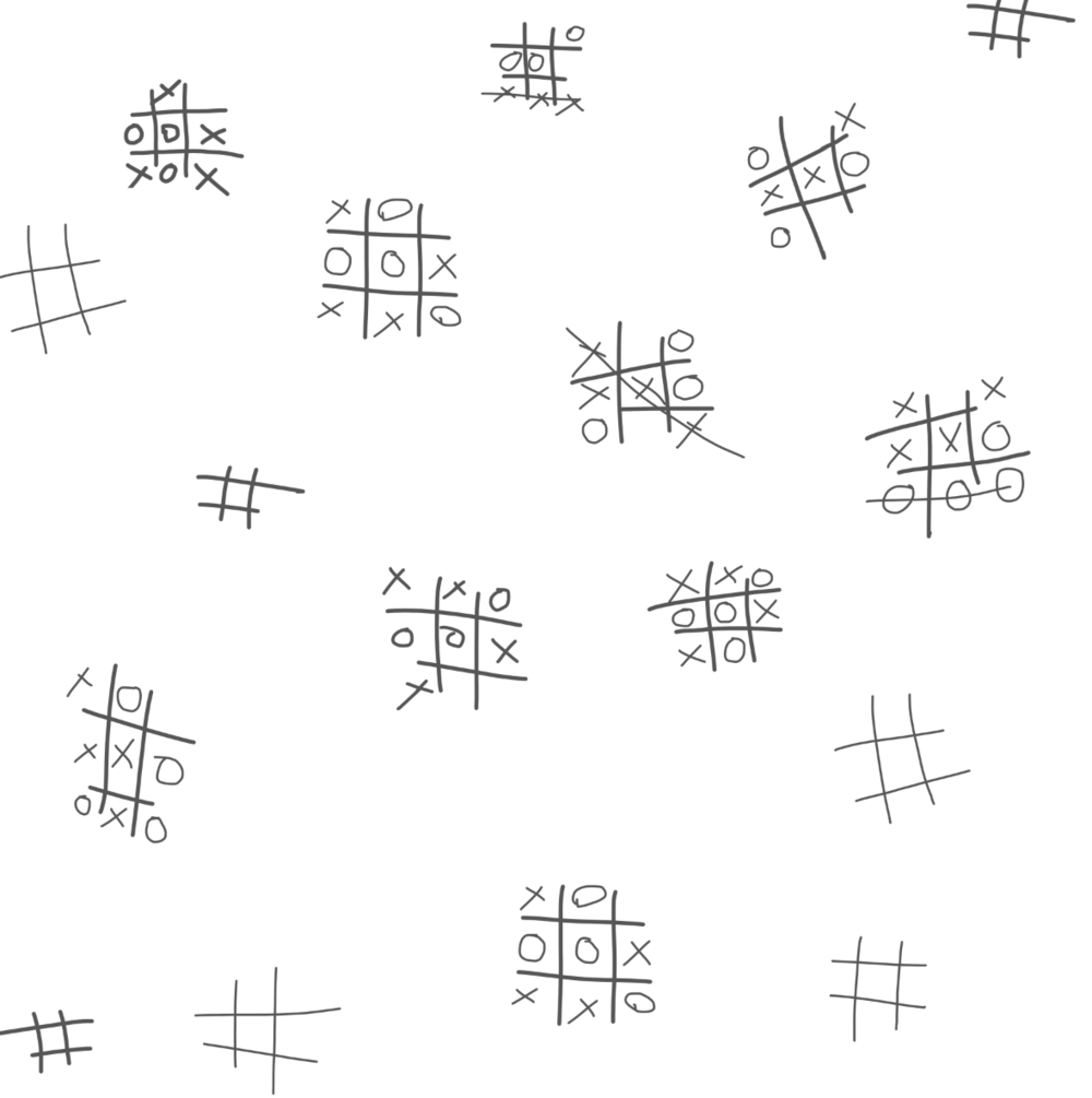 Tic Tac Toe - Wallpaper — COPPER CORNERS