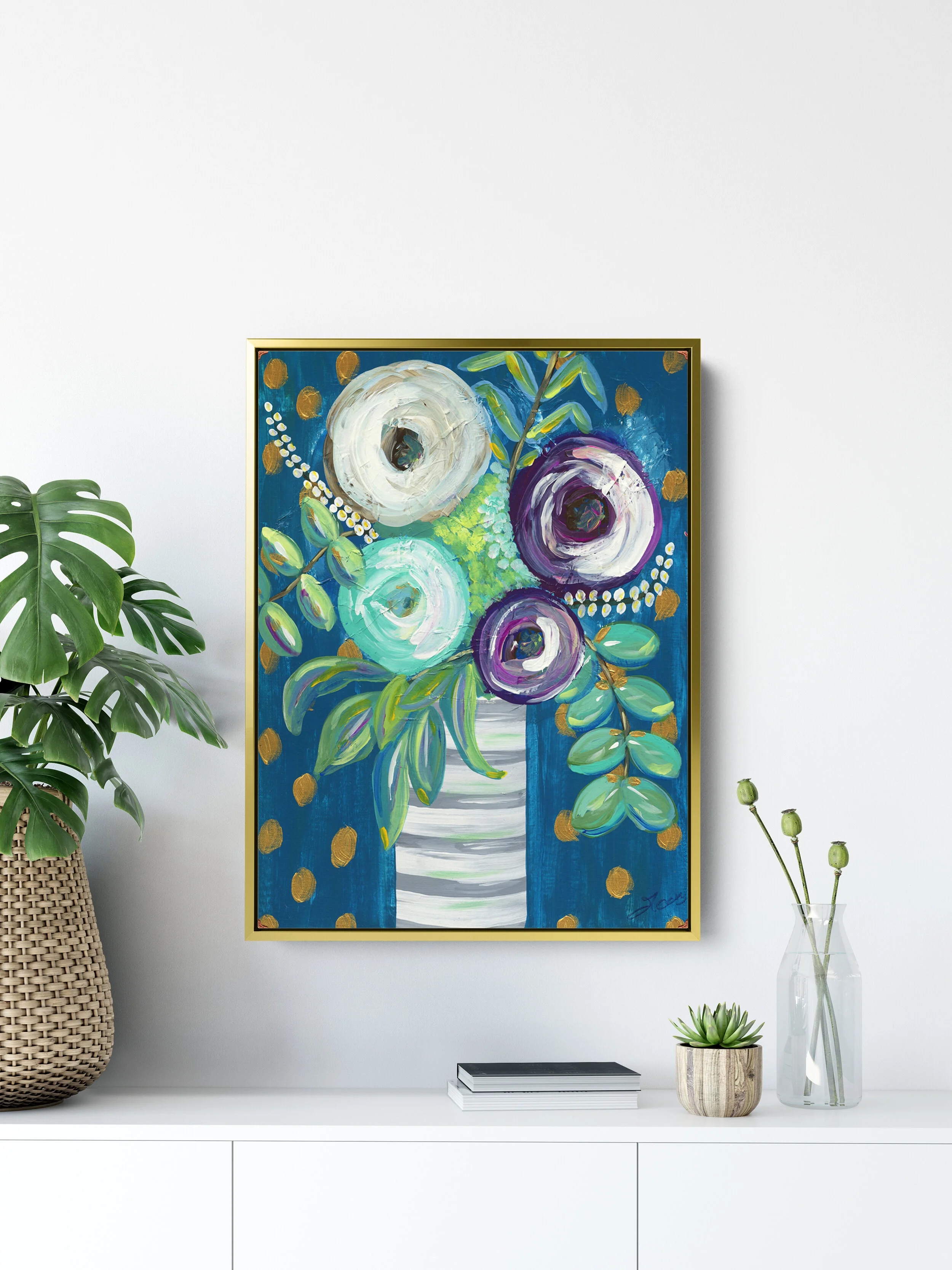 vibrant floral art (Copy)