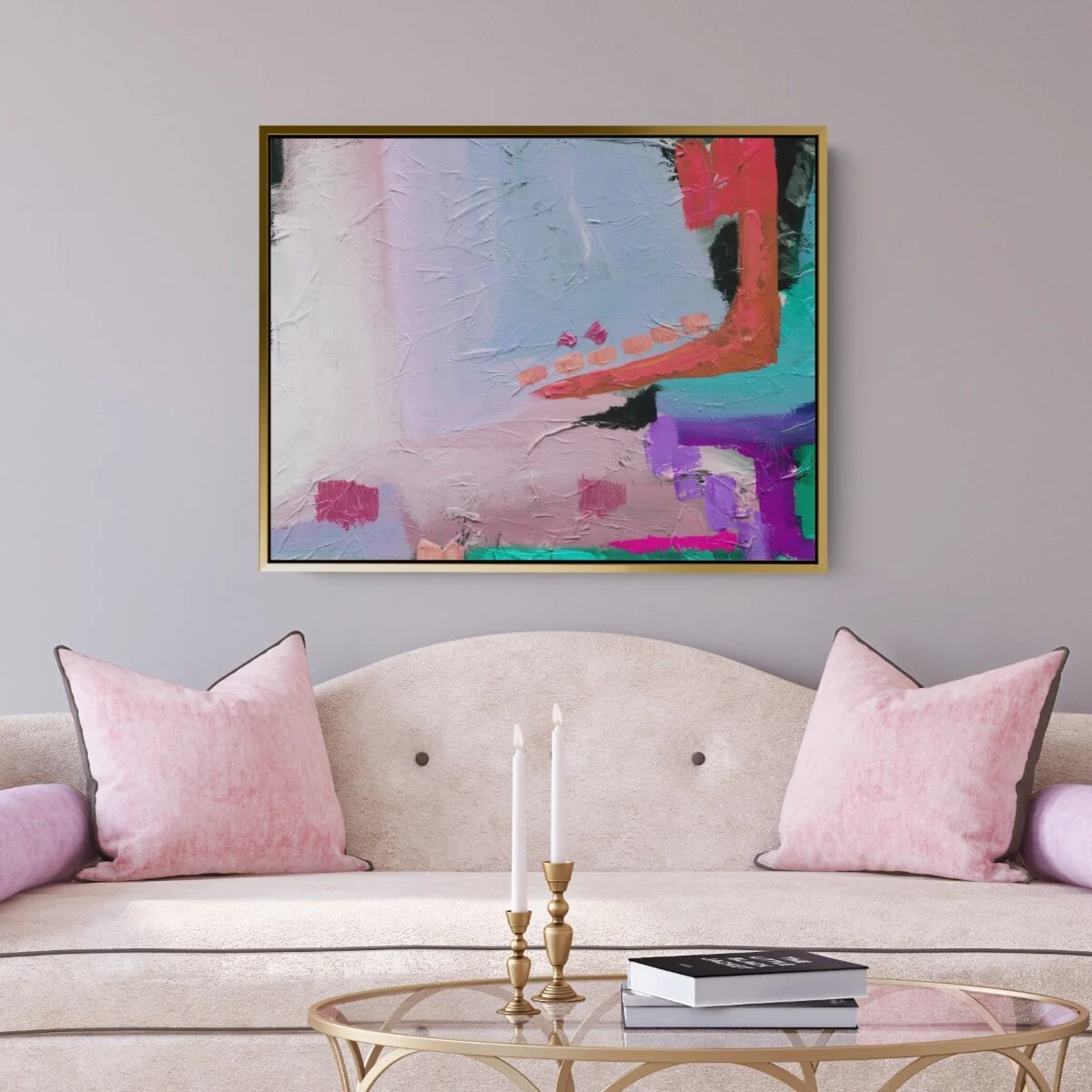 bright colorful abstract art