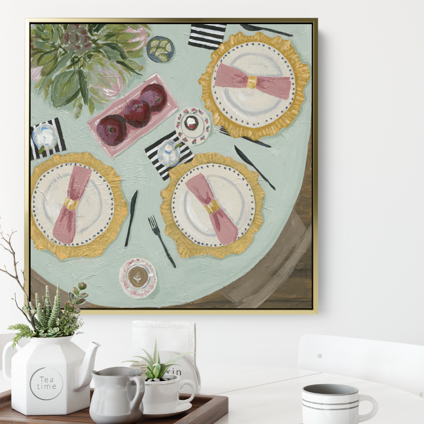 tablescape table food art Grand Rapids Michigan artist