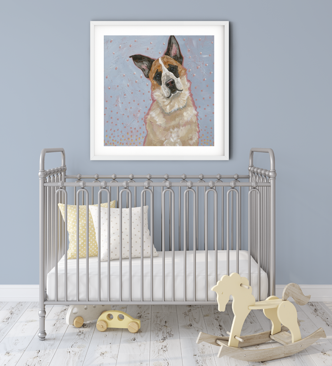 German shepherd mix art