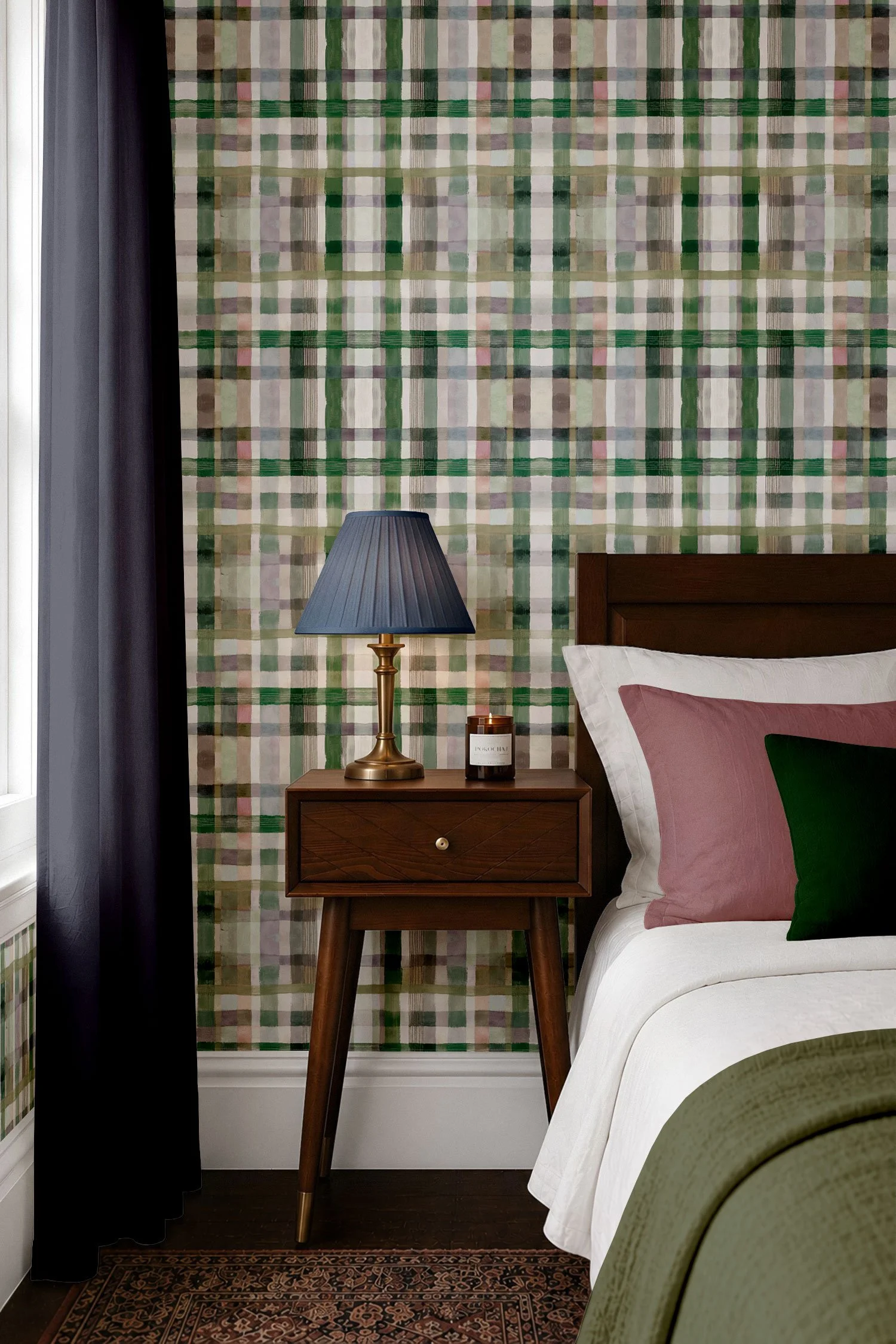 park-ave-plaid-forest-green-bedroom.jpg