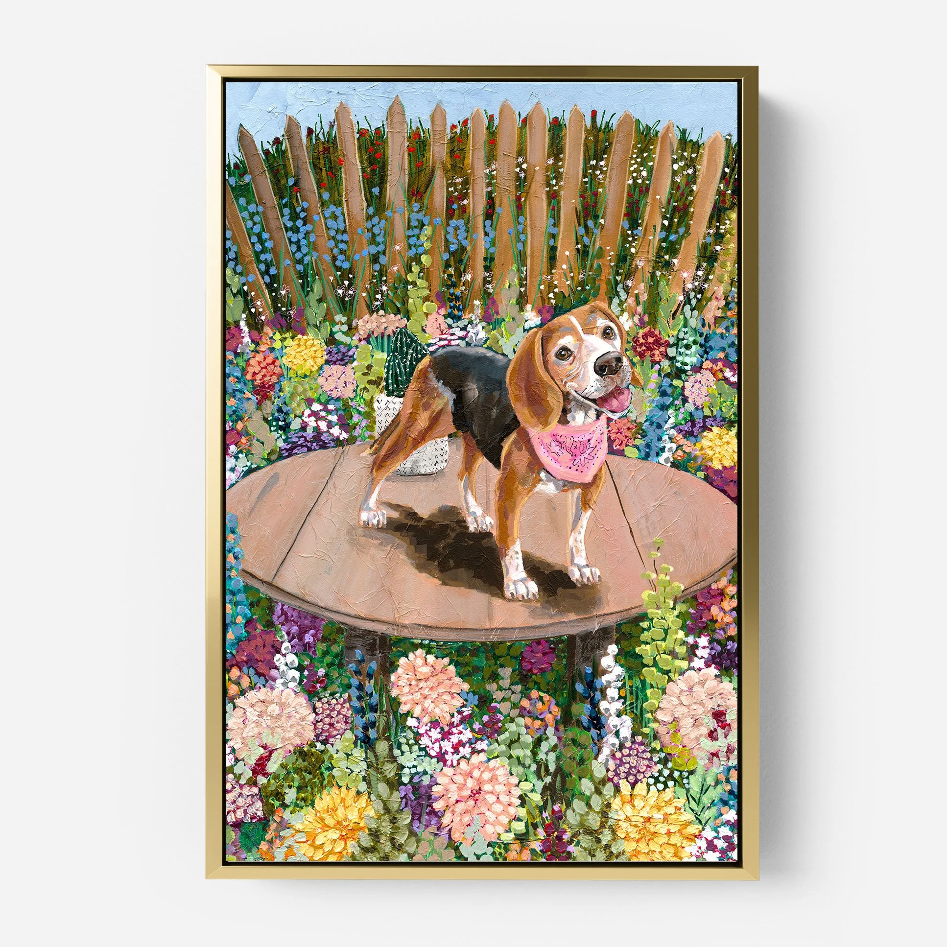 painting of a beagle dog (Copy)