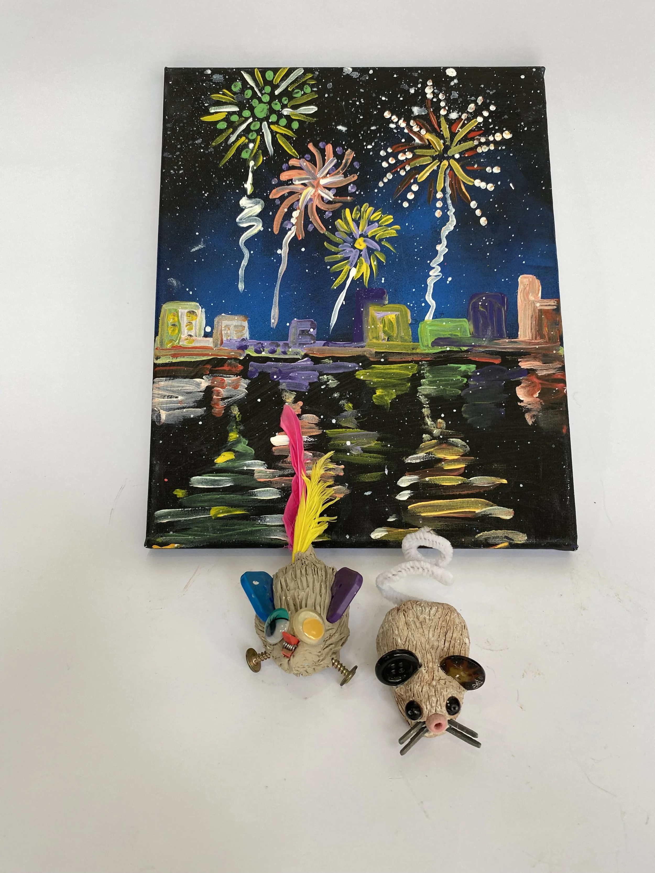 FIREWORKS &amp; CLAY ANIMALS WORKSHOP