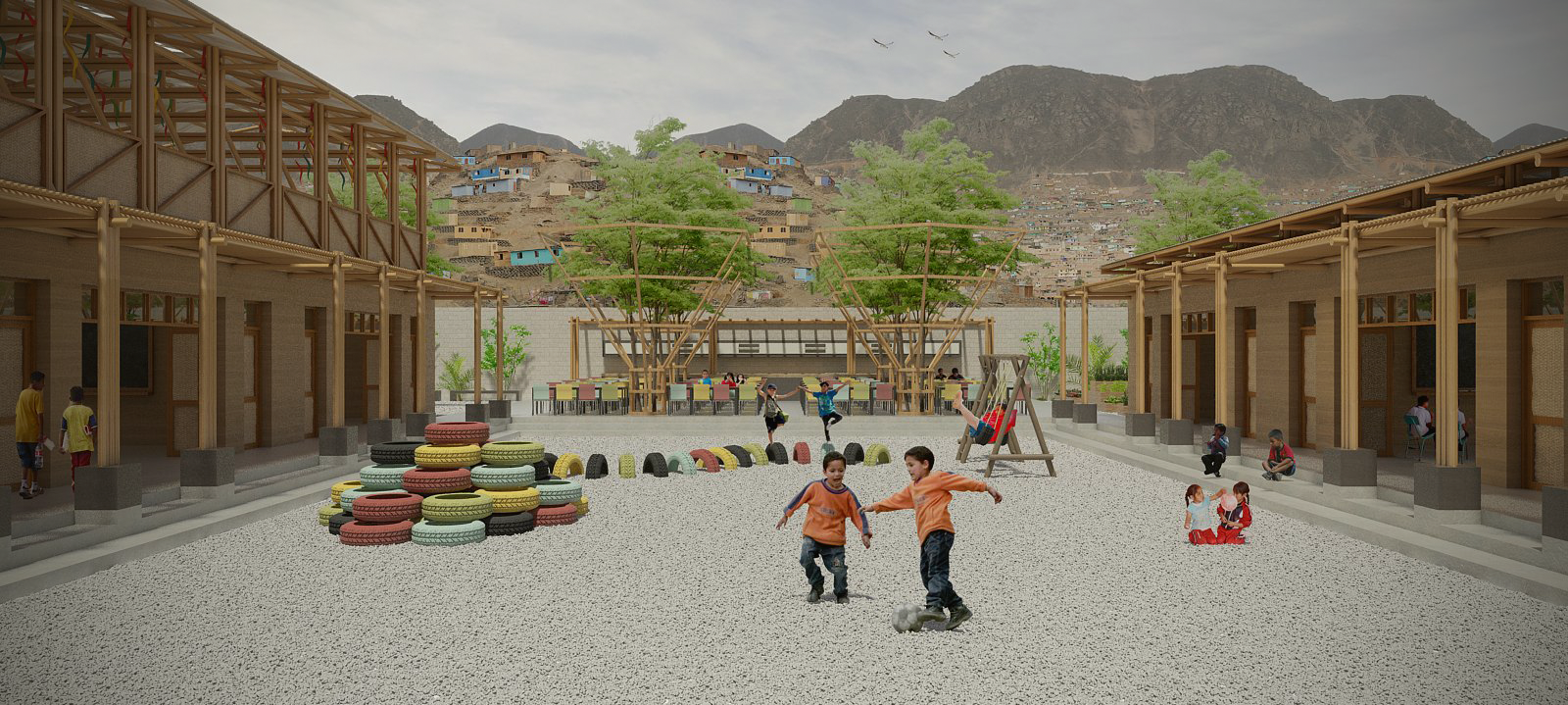 Impresión 3D de la escuela a contruir