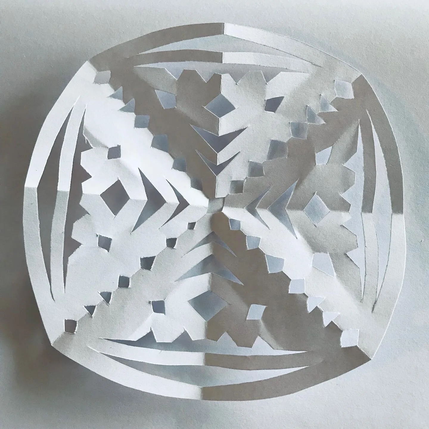 #flashbackfriday post features one of my works of art: /inˈten(t)SH(ə)n/. The circular form of this piece is representative of a mandala, a mindfulness apparatus.

I set out to create an intentional and mindful-focused art piece that could serve as a