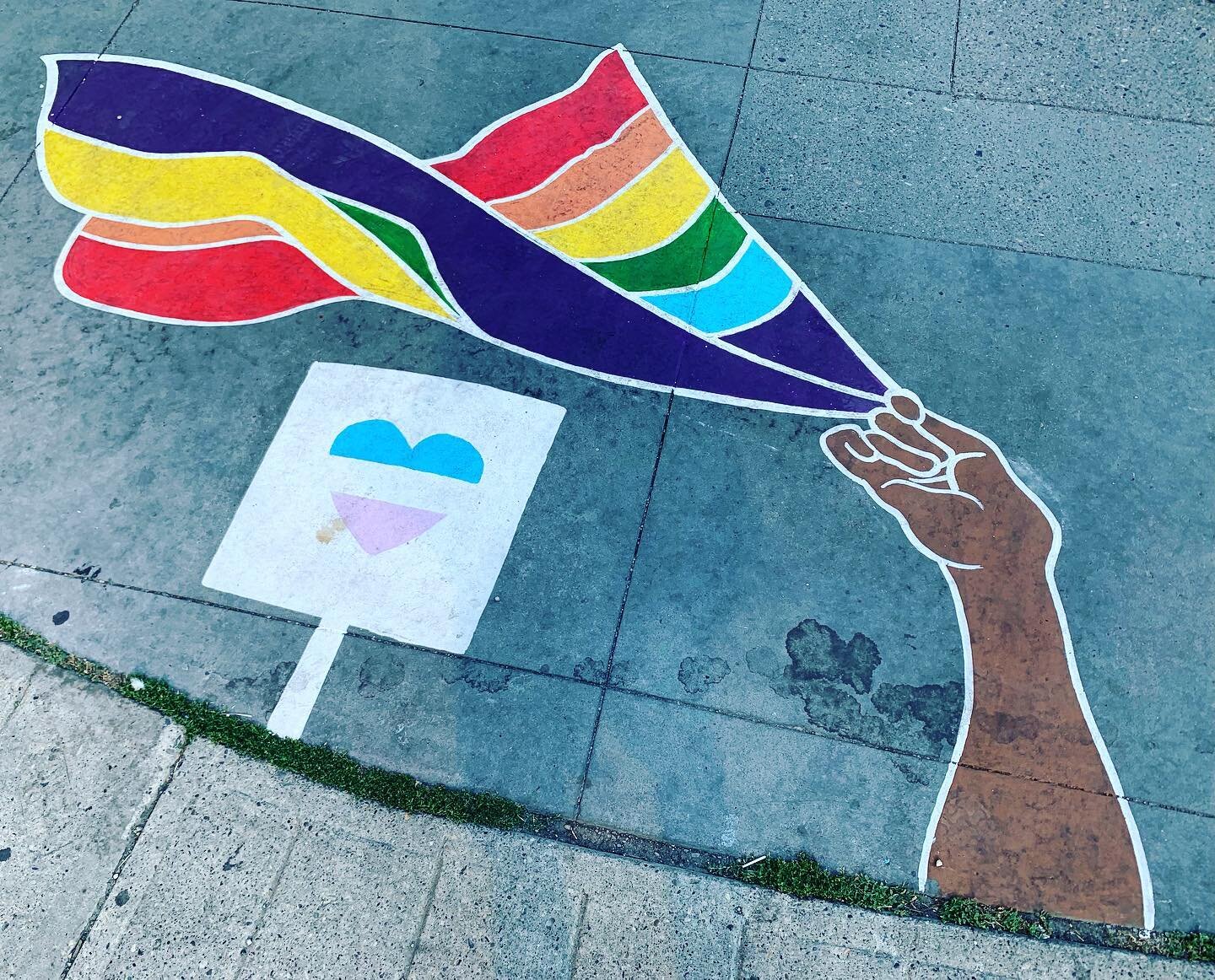 #SelfCareSunday included taking a stroll around Central Memorial Park to check out the four murals created by LGBTQIA2S+ artists. 

I am a passionate social justice ally, so it makes me happy to see public art that strives to embrace our diverse comm