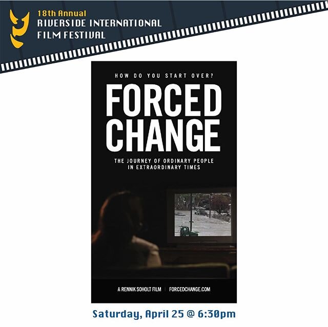 Watch &ldquo;Forced Change&rdquo; live this Saturday, April 25 @ 6:30pm. Link in the bio!
#filmfestival #riversideinternationalfilmfestival