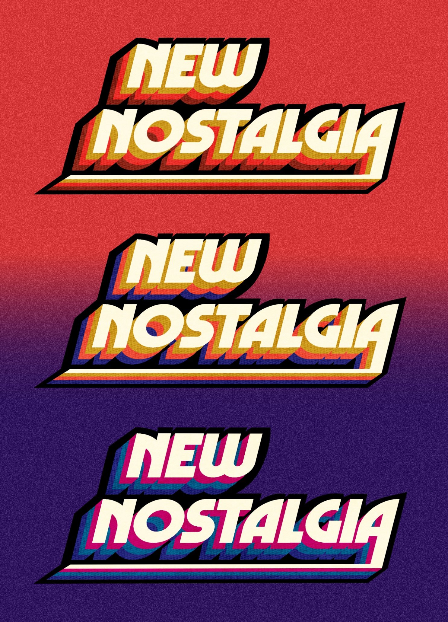 New Nostalgia Logos