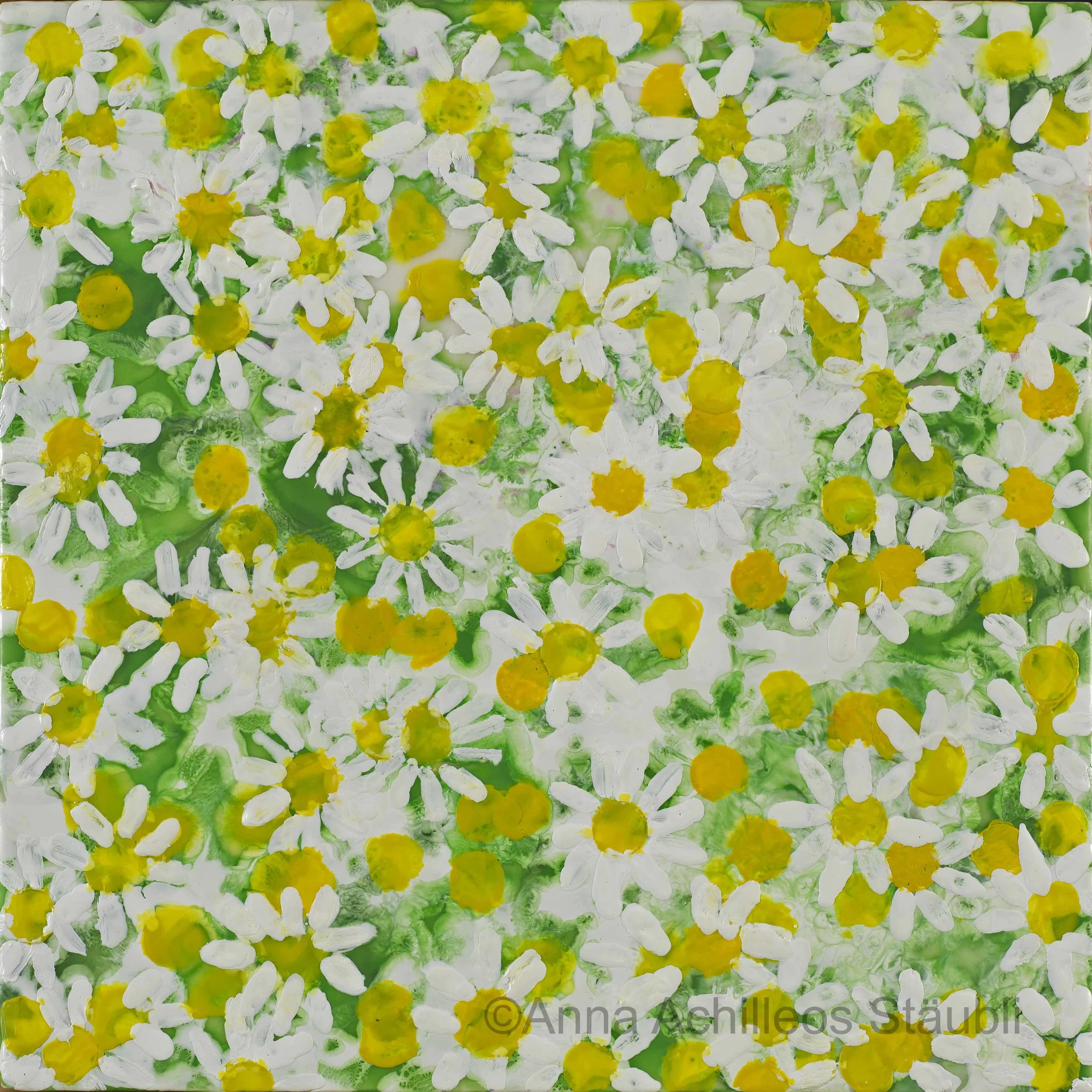 Encaustic 30x30 cm