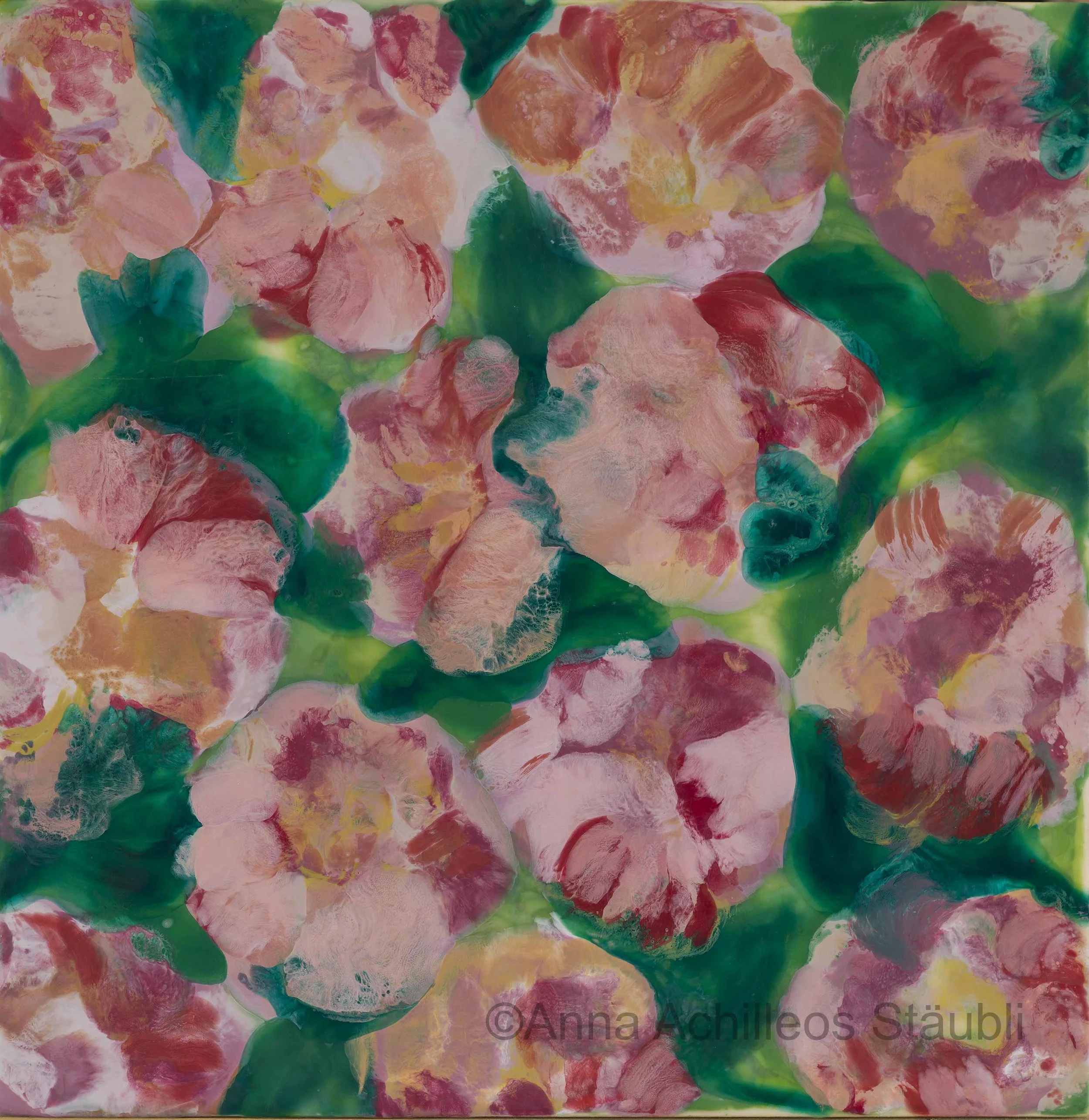 Encaustic 40x40 cm