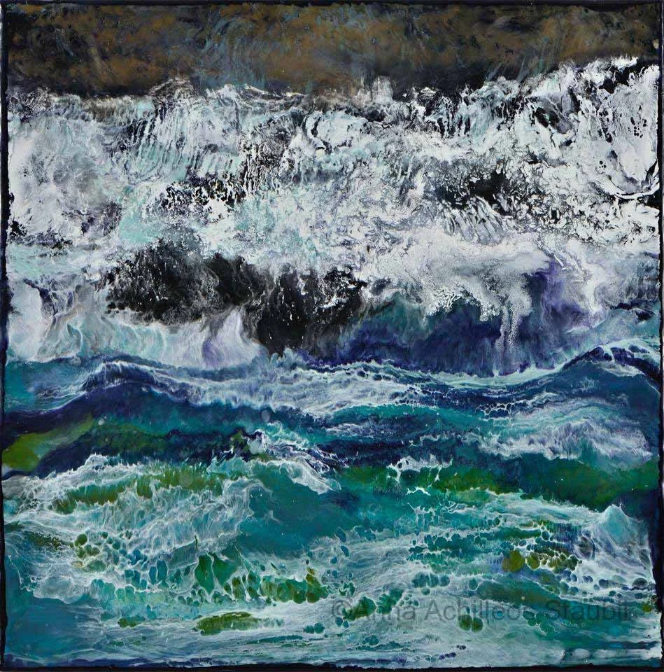 Encaustic 40x40 cm